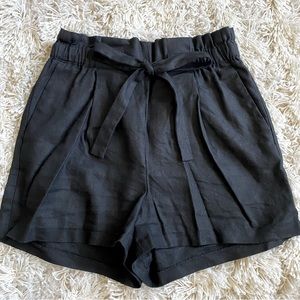 Express High Waisted Black Shorts